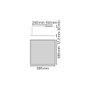 LEDVANCE Panneau LED 36W 4320Lm 4000K 120° IP54/IP20