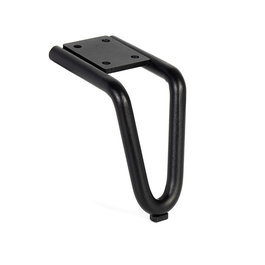 Q&Q Pata Metálica Victoria H100/H120, Pied de Table en Métal avec Finition Noir Mat, Hauteur (H) 100 cm