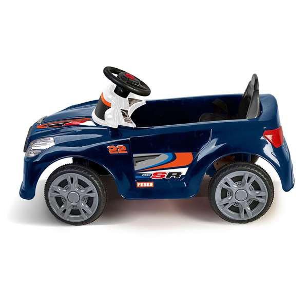 Feber Twinkle Car - Voiture enfant à tirer, couleur bleu foncé, jouet pour enfant dès 18 mois, boîte et instructions en espagnol