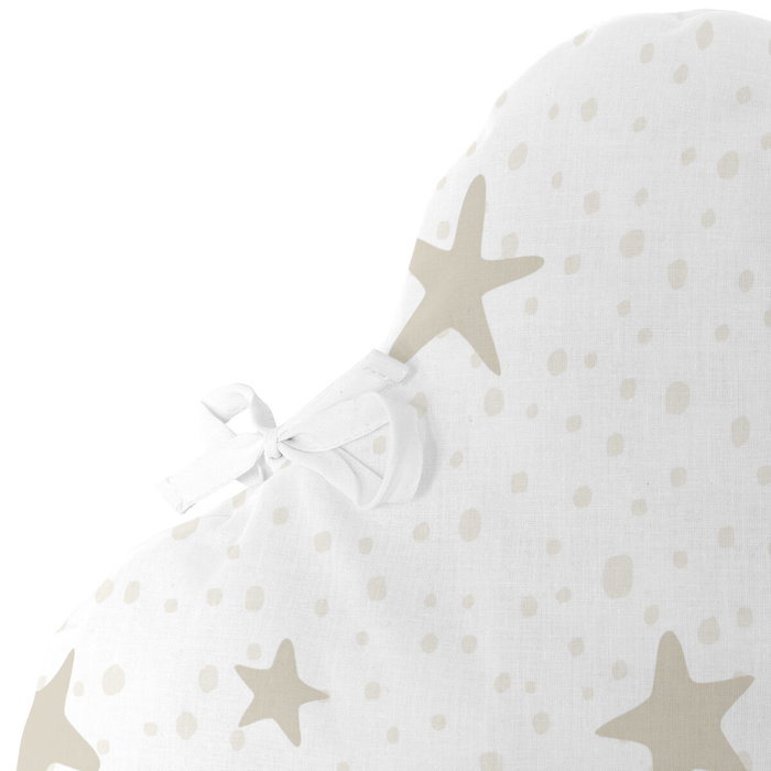 Protection du berceau HappyFriday Basic Kids Little star Beige 60 x 40 cm