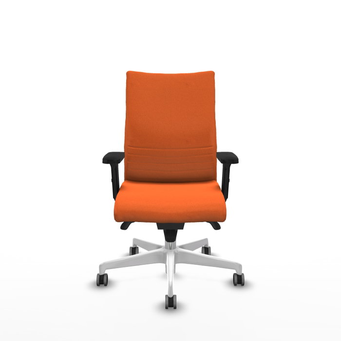 Piqueras Y Crespo Chaise de bureau Albacete confidente, Orange, Mécanisme Synchro