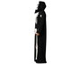 Déguisement Adulte Homme Squelette Noir avec Capuche Taille XL - Costume Halloween, Théâtre, Carnaval en Polyester