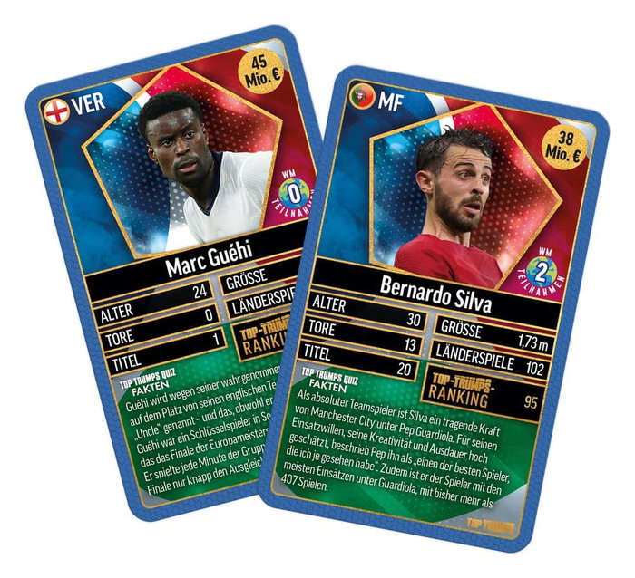 Winning Moves World Football Stars jeu de cartes 200 Pack 2 (Allemand)
