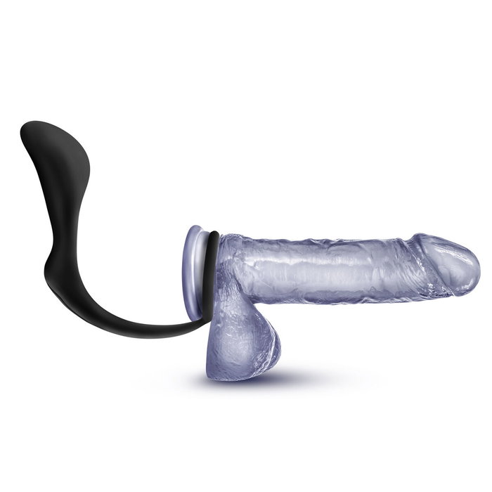 Anneau Pénis Blush Anal Adventures Noir Anneau Pénis Blush Anal Adventures Noir