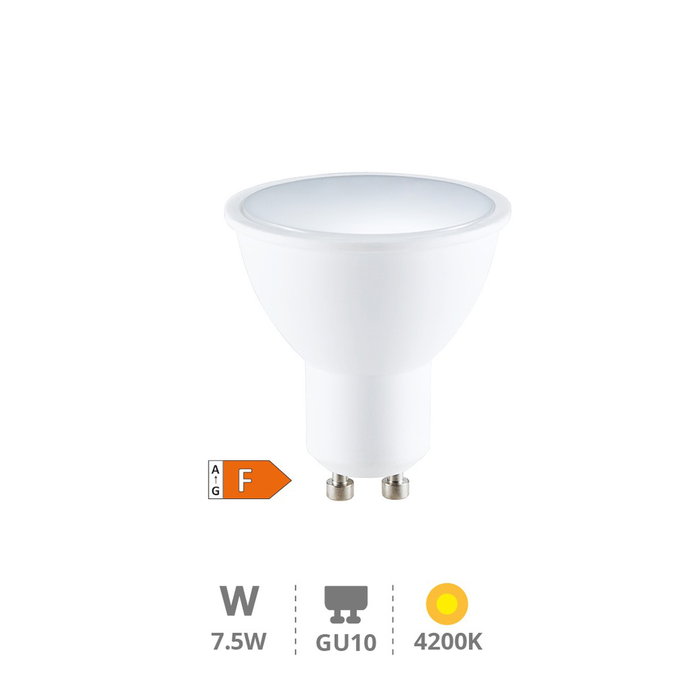 GSC Evolution Ampoule LED dicroïque 7,5W GU10 4200K GSC Evolution Ampoule LED dicroïque 7,5W GU10 4200K