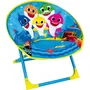 Fun House - Siège lune pliant pour enfant BABY SHARK - Bleu - 47 x 54 x 45 cm