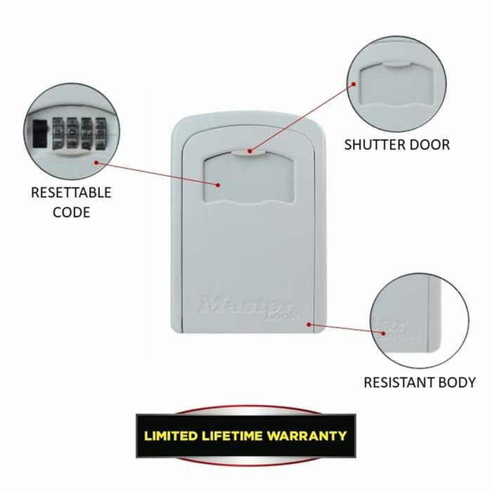 Master Lock Boîte à clés 5401EURDCRM Format M Master Lock Boîte à clés 5401EURDCRM Format M