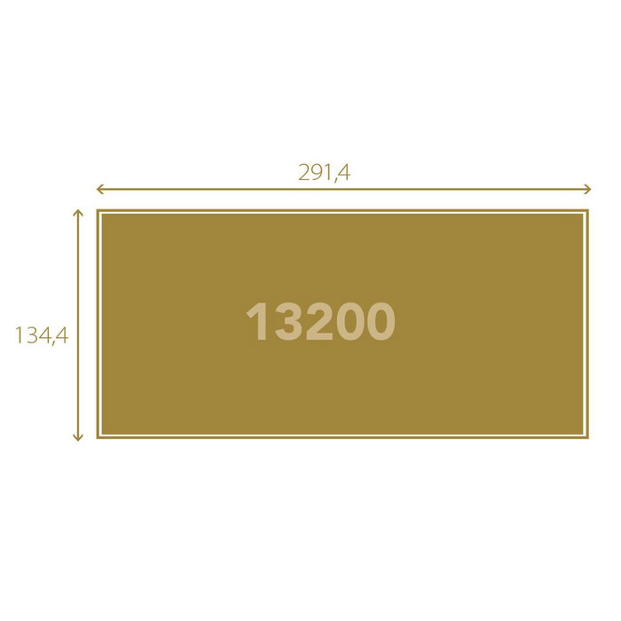 Clementoni Puzzle 13200 pièces Visionaria 38013 pour adultes - Dimensions monté : 291,4 x 134,4 cm