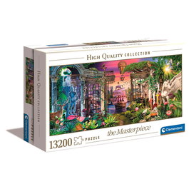 Clementoni Puzzle 13200 pièces Visionaria 38013 pour adultes - Dimensions monté : 291,4 x 134,4 cm
