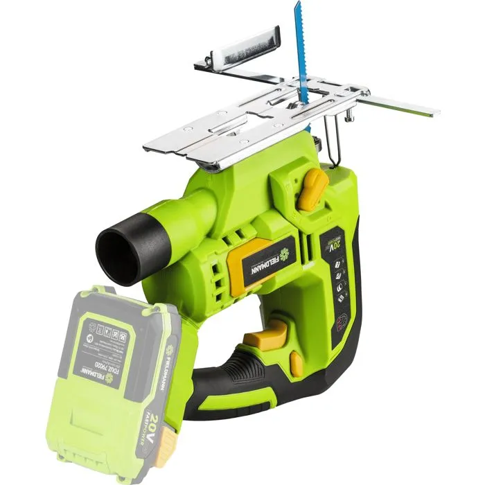 Fieldmann - Scie sauteuse sans fil 20V - 4 angles de coupe - Pour bois, métal, plastique - Batterie et chargeur non inclus Fieldmann - Scie sauteuse sans fil 20V - 4 angles de coupe - Pour bois, métal, plastique - Batterie et chargeur non inclus