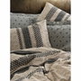 BigBuy Home Parure de couette en coton renforcé Brun, Noir et Gris, 220 x 240 cm