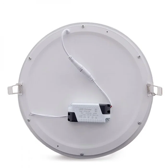 BX3 LIGHT Plaque LED circulaire 25W 2000 Lm 3000K Blanc chaud, empotrable, 40000 heures de vie, RDP16 25W WW