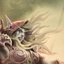 FaNaTtik Lithographie World of Warcraft Sylvanas vs Anduin Wrynn Édition Limitée 42 x 30 cm