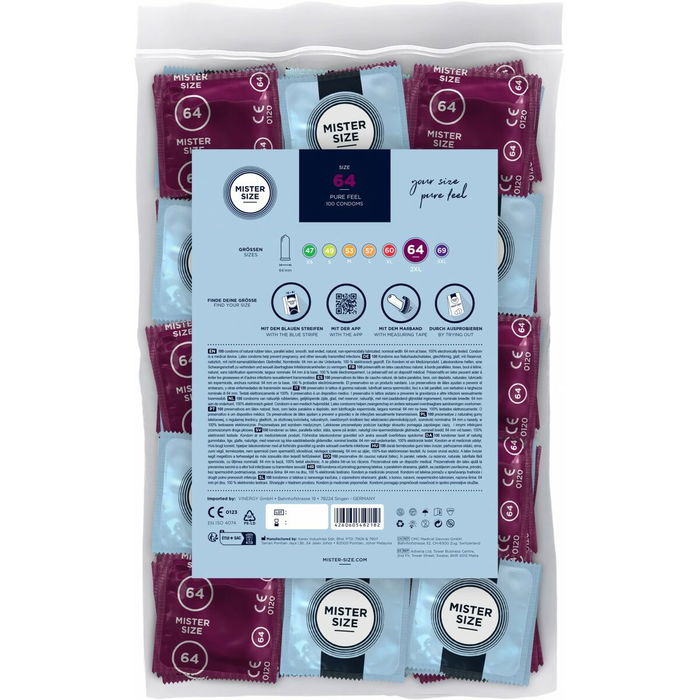 Préservatifs Mister Size 100 Unités