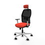 PIQUERAS Y CRESPO Chaise Alfera Synchrone Orange foncé et Noir