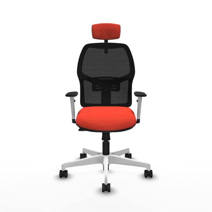 PIQUERAS Y CRESPO Chaise Alfera Synchrone Orange foncé et Noir