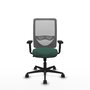PIQUERAS Y CRESPO Chaise Zulema Synchro Vert foncé et Gris