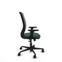 PIQUERAS Y CRESPO Chaise Zulema Synchro Vert foncé et Gris