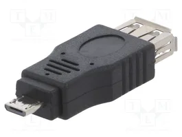 AKYGA Adaptateur OTG USB 2.0 (USB A vers Micro USB B) Noir