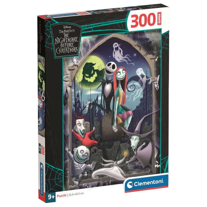 CLEMENTONI Puzzle super Pesadilla Antes de Navidad Disney 300pzs