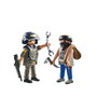 Playmobil Duo Pack Policier et Cambrioleur 71505 - Figurines SWAT avec Casque et Bandit avec Masque et Menottes - Jouet pour Enfants +4 Ans - Multilingue