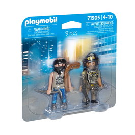 Playmobil Duo Pack Policier avec Voleur 71505 - Figurines avec Accessoires, Multilingue