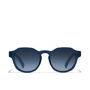 Hawkers Lunettes de soleil WARWICK KIDS rondes bleues pour enfants, monture en polycarbonate, UV C3, 1 unité