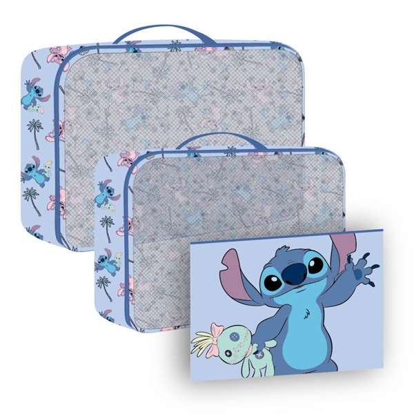 Cerdá Set Stitch Nécessaire de voyage pour toilette avec brosse à dents et dentifrice - Bleu - Pour enfants dès 3 ans