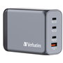 Verbatim GNC-240 Chargeur Mural GaN 240W 4 ports (USB-C et USB-A)