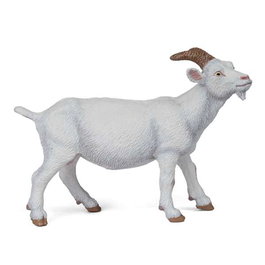 Papo - Figura White nanny goat - Figurine de chèvre blanche - 2,6 x 9 x 6,5 cm