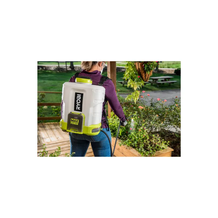 Ryobi Pulvérisateur à Dos RY36BPSA-0, 15L, 36V, 6.2 bars, Débit 1.2 L/min, Jardin, Sans Batterie