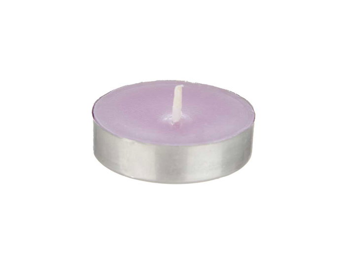 Acorde Set de 18 bougies chauffe-plat lavande, parfumées, lila, 11,5x2x11,5 cm (Set de 24)