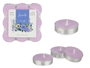 Acorde Set de 18 bougies chauffe-plat lavande, parfumées, lila, 11,5x2x11,5 cm (Set de 24)