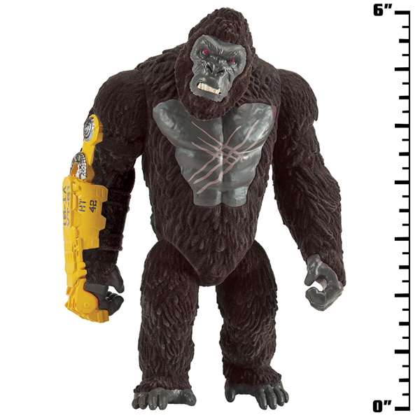 Famosa Figurine Godzilla vs Kong Real Feel 15 cm, Figurine Épique de Bataille avec Modèles Surtidos, Langue Espagnol