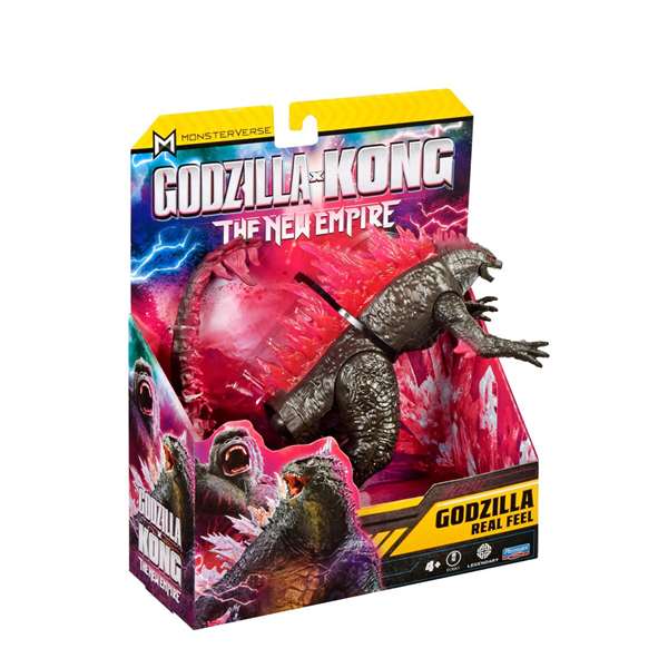 Famosa Figurine Godzilla vs Kong Real Feel 15 cm, Figurine Épique de Bataille avec Modèles Surtidos, Langue Espagnol