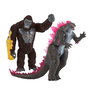 Famosa Figurine Godzilla vs Kong Real Feel 15 cm, Figurine Épique de Bataille avec Modèles Surtidos, Langue Espagnol