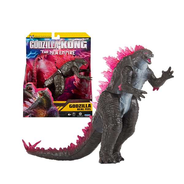 Famosa Figurine Godzilla vs Kong Real Feel 15 cm, Figurine Épique de Bataille avec Modèles Surtidos, Langue Espagnol