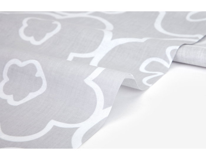 Dailylike Tissu en coton blossom flowery gris 1,10m x 3m Dailylike Tissu en coton blossom flowery gris 1,10m x 3m