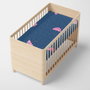 Drap housse HappyFriday MR FOX Multicouleur Bleu foncé 60 x 120 x 14 cm Parapluie