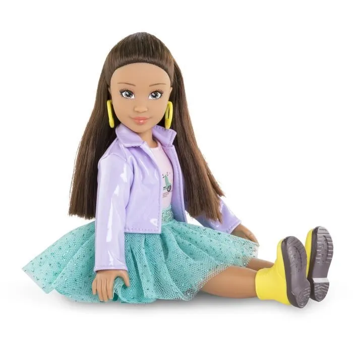 Corolle - Luna Fashion Week Paris - Poupée mannequin vanille 28 cm avec 4 accessoires mode - À partir de 4 ans