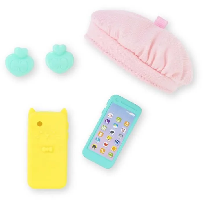 Corolle - Luna Fashion Week Paris - Poupée mannequin vanille 28 cm avec 4 accessoires mode - À partir de 4 ans