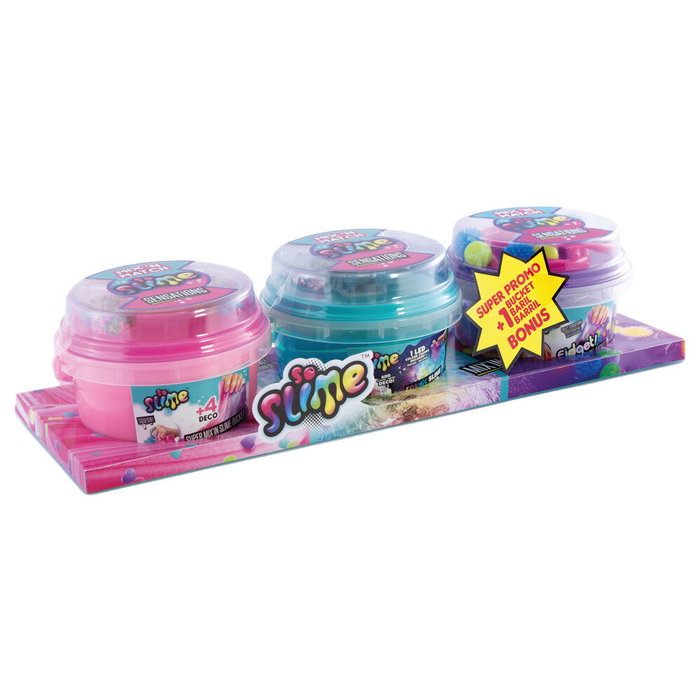 CANAL TOYS Set 3 cubos slime sensaciones Slime