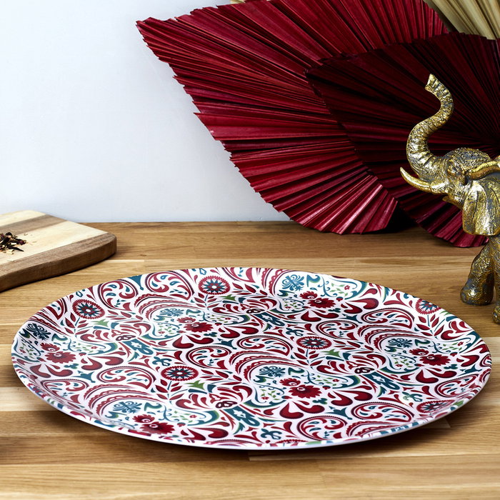 Home Deco Factory Plateau Jaipur Diamètre 36 cm Home Deco Factory Plateau Jaipur Diamètre 36 cm