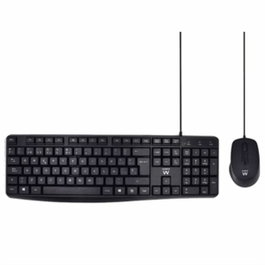 Ewent Kit Clavier et Souris EW3006 Noir QWERTY Espagnol