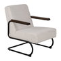 Fauteuil Noir Beige 61 x 70 x 85 cm