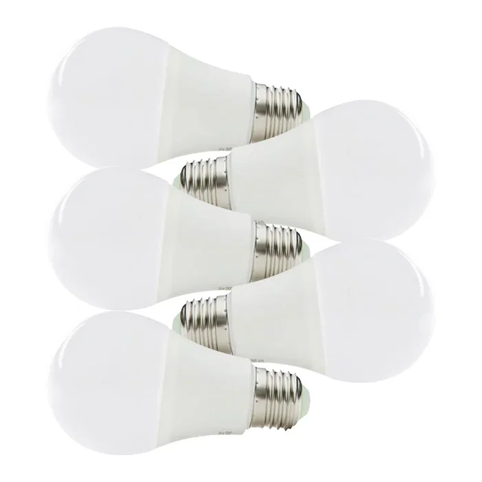 Pack 5 Bombillas LED E27 9W 2700K Blanco Cálido