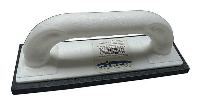 SIFER Taloche en mousse EVA noire 220 x 70 x 10 mm SIFER Taloche en mousse EVA noire 220 x 70 x 10 mm