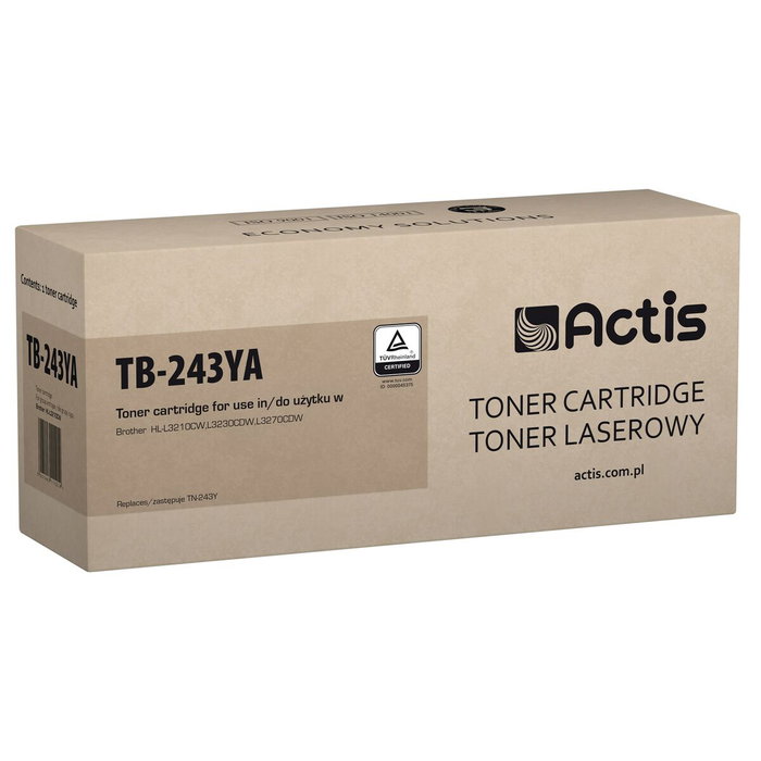 Toner Actis TB-243YA Jaune Multicouleur Toner Actis TB-243YA Jaune Multicouleur