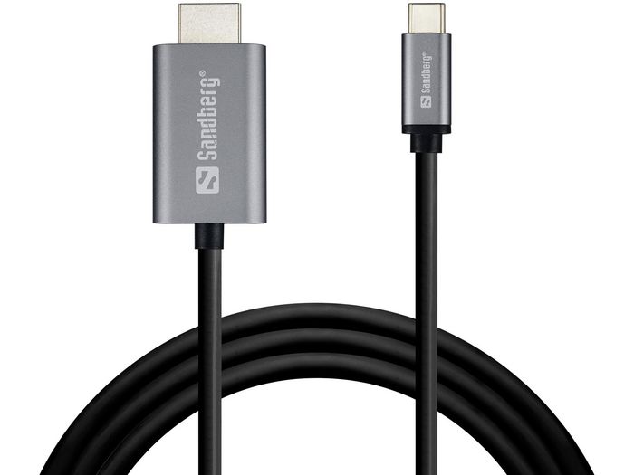Sandberg Câble USB-C vers HDMI 2m Sandberg Câble USB-C vers HDMI 2m