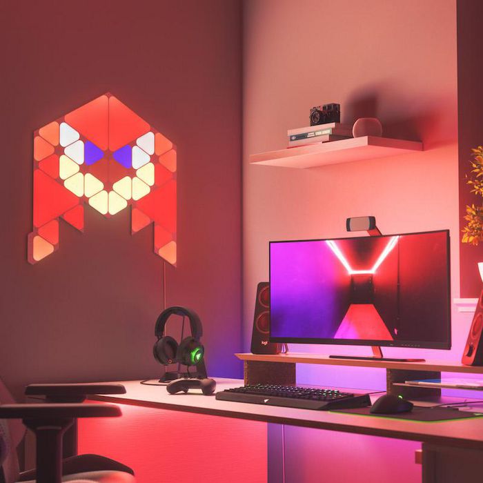 Nanoleaf Shapes Starter Kit - Édition Limitée Sonic 32 Panneaux Triangles Connectés Lumière Intelligente Bluetooth et Wi-Fi